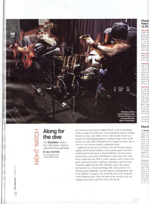Pissed Off Pete's for NIGHT WATCH: San Francisco Magazine